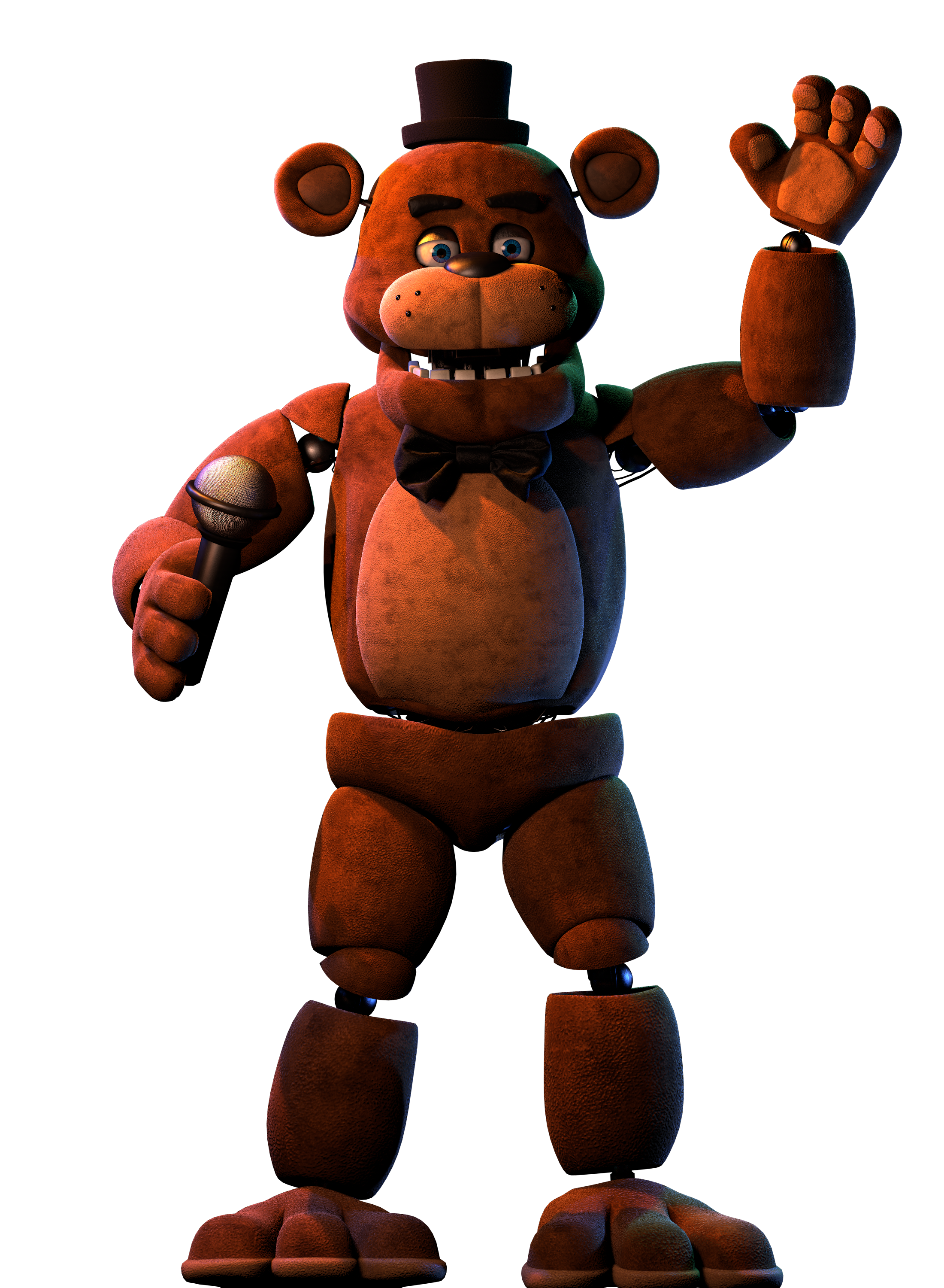 Golden Freddy movie model C4D by MoisoGS on DeviantArt