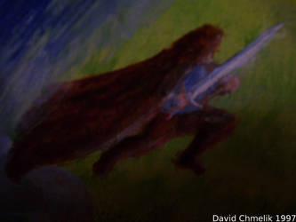 Dragon Fight: Tyran closeup by dchmelik