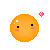 cute fruit :: orange