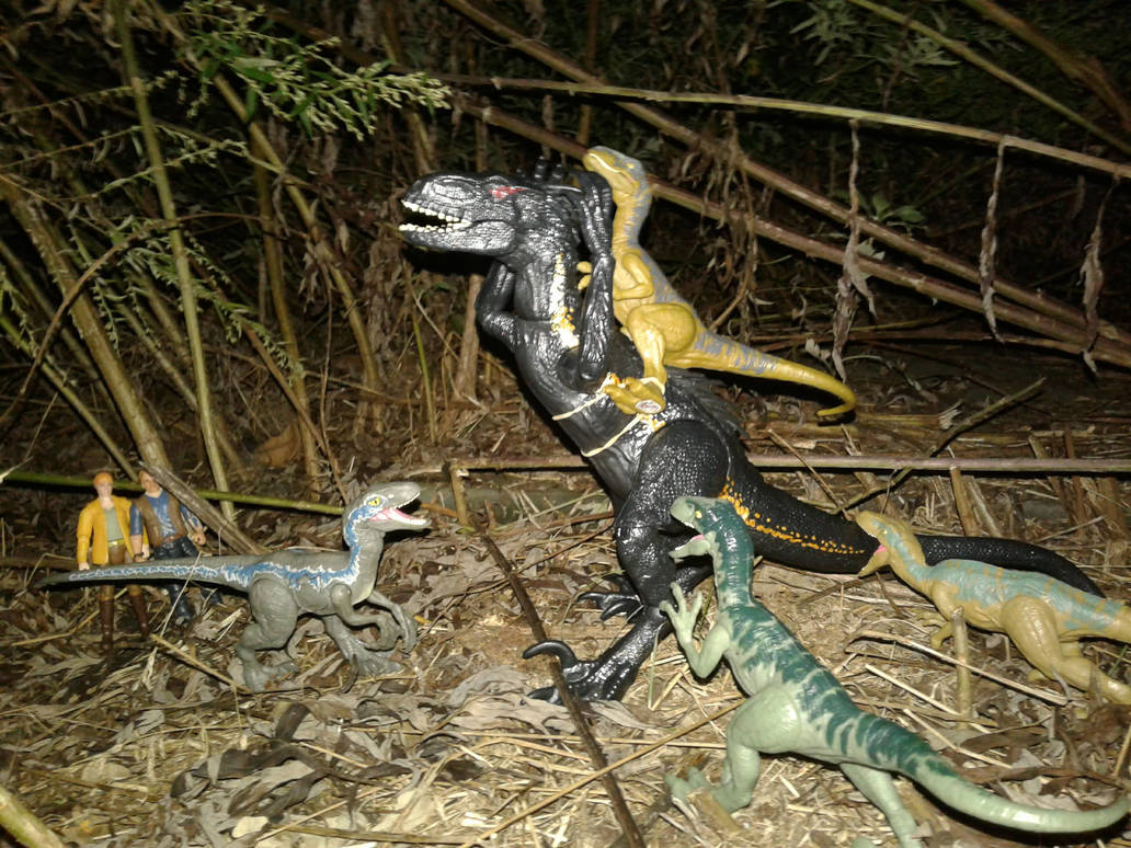 Raptor Squad vs Indoraptor by KingDino322 on DeviantArt