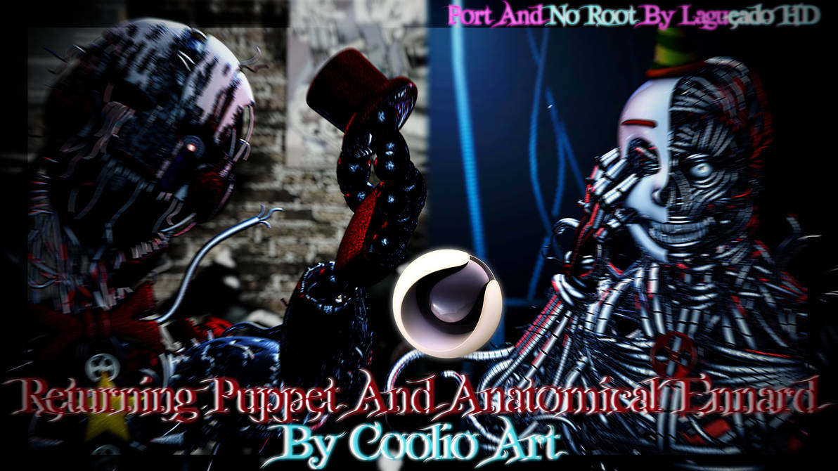 (Cinema4D-FNAF) RPuppet And AEnnard C4D Download by LagueadoHDYT