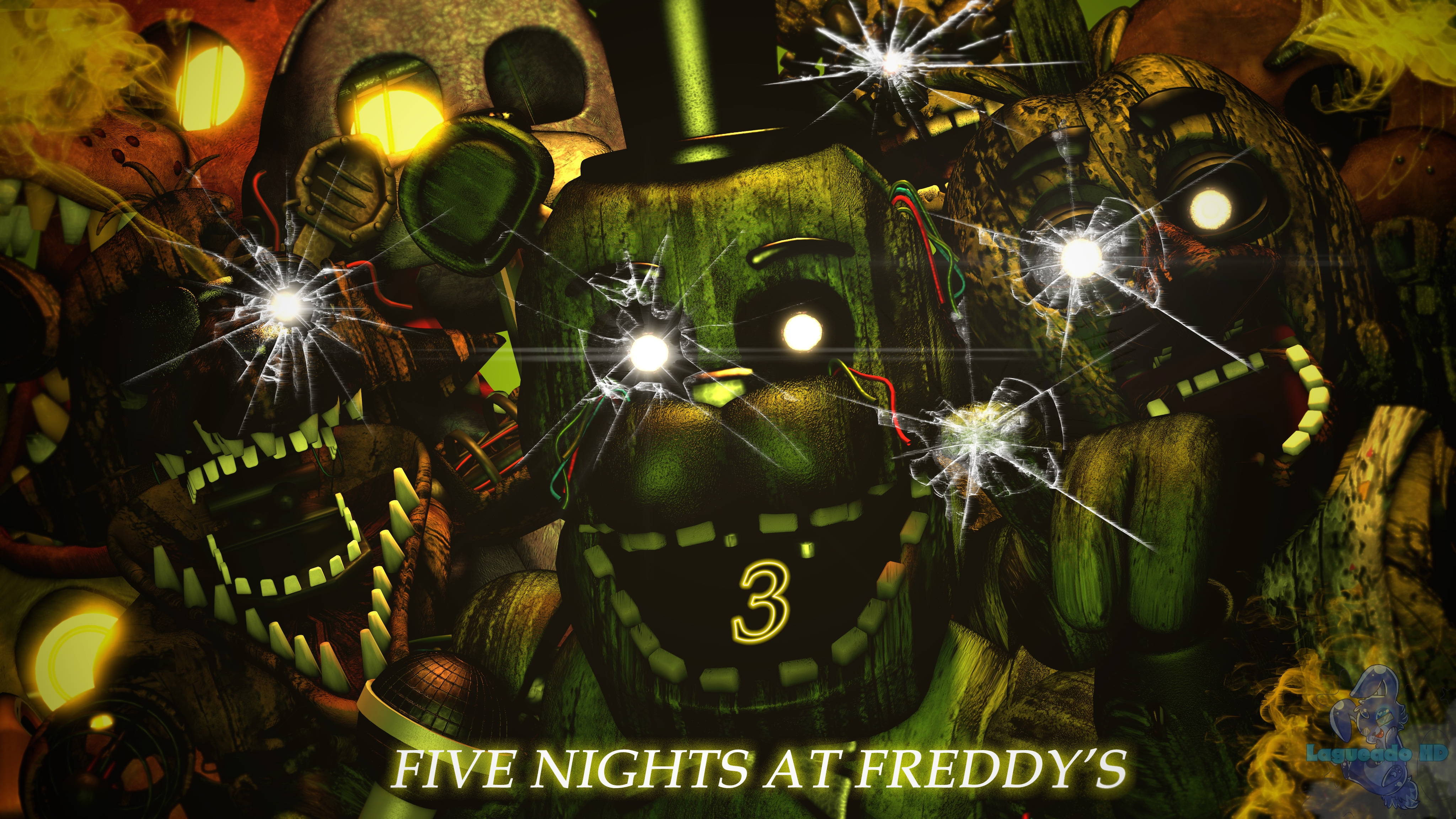 C4D/FNaF] Five Nights at Freddy's 1 Poster