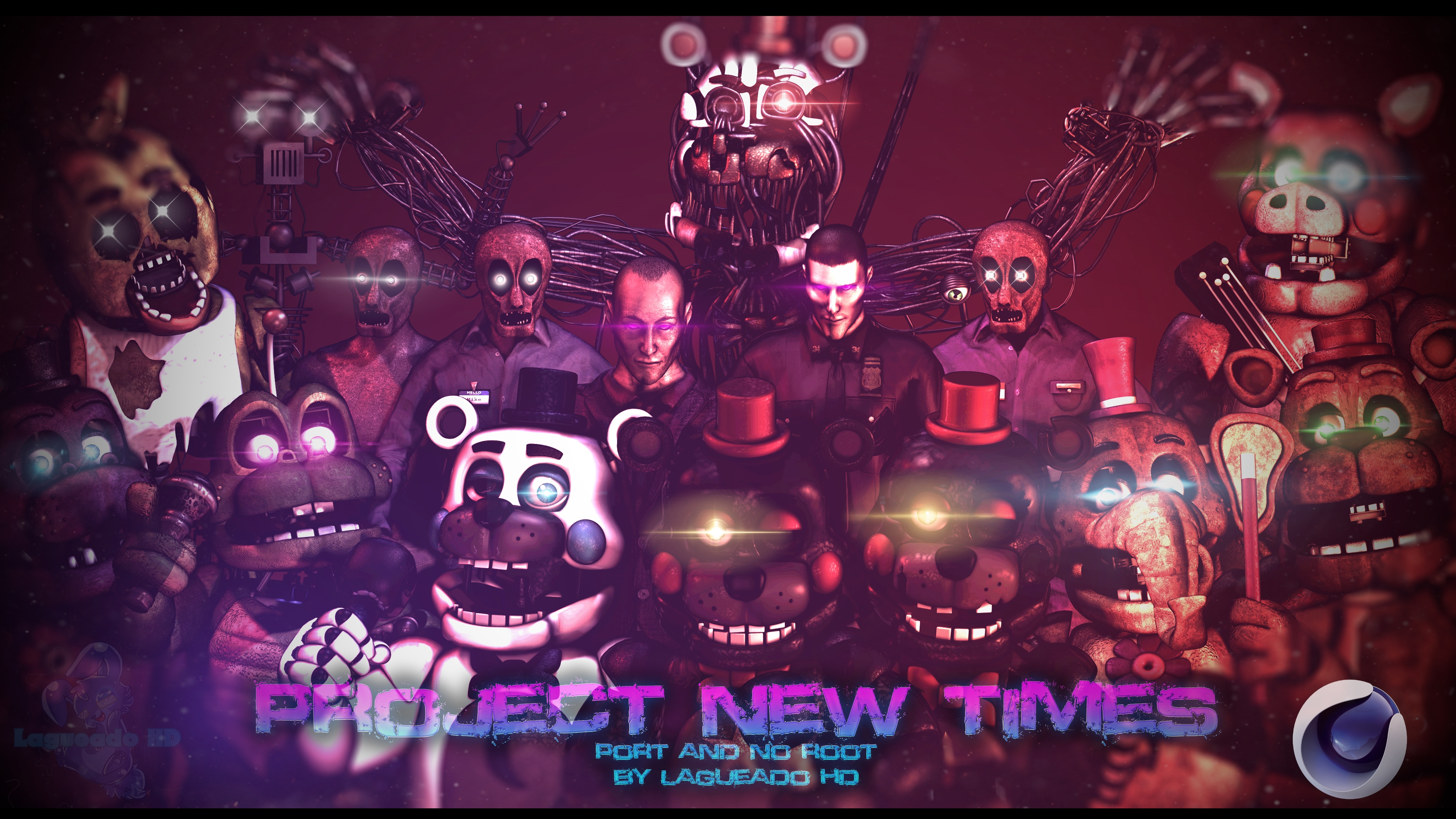 C4D-R19] FNaF Help Wanted C4D Pack Final Release by Bun-Zai on