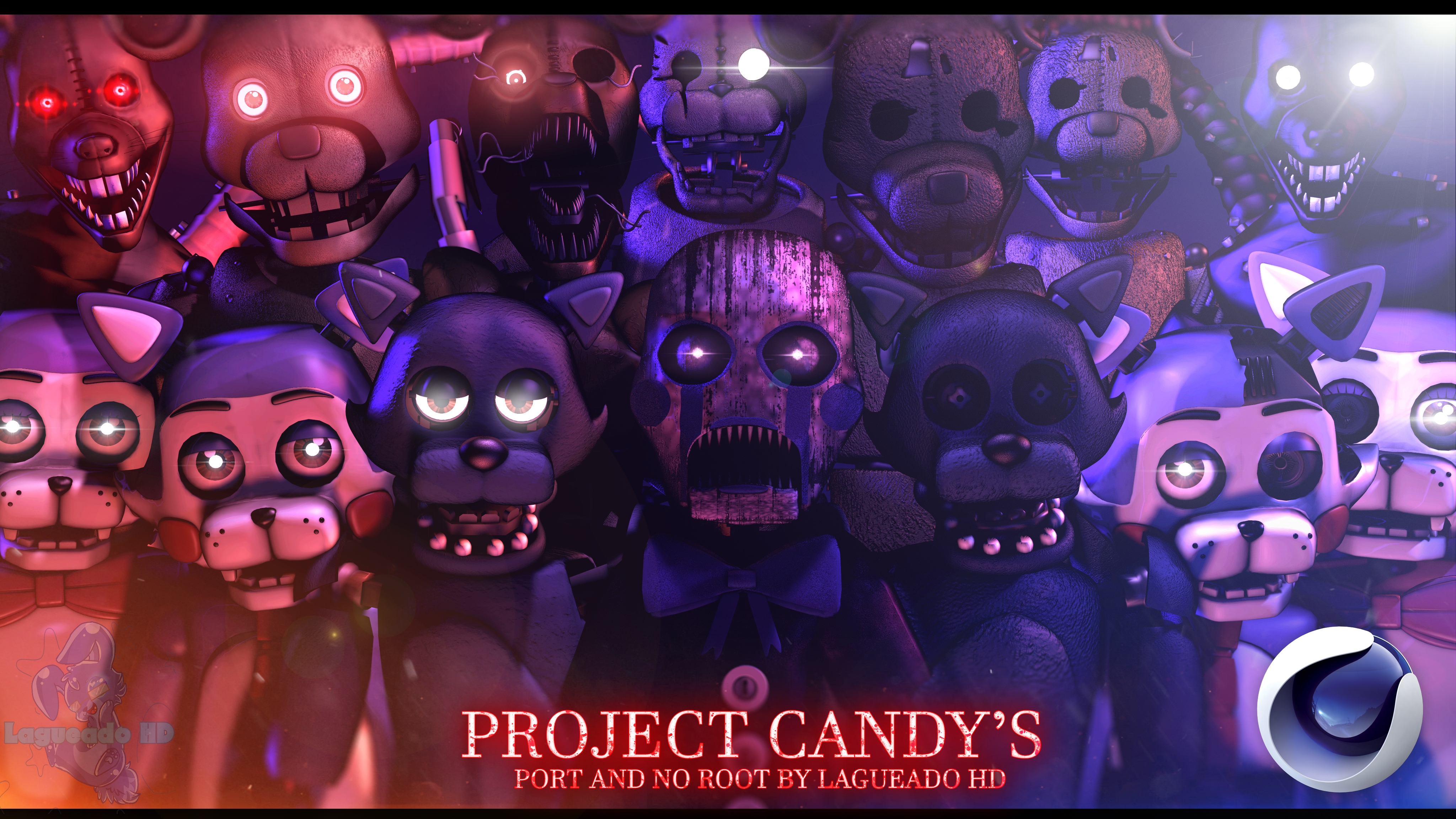 FNaC/Cinema4D) Five Nights At Candy's REMASTERED by badoo80 on