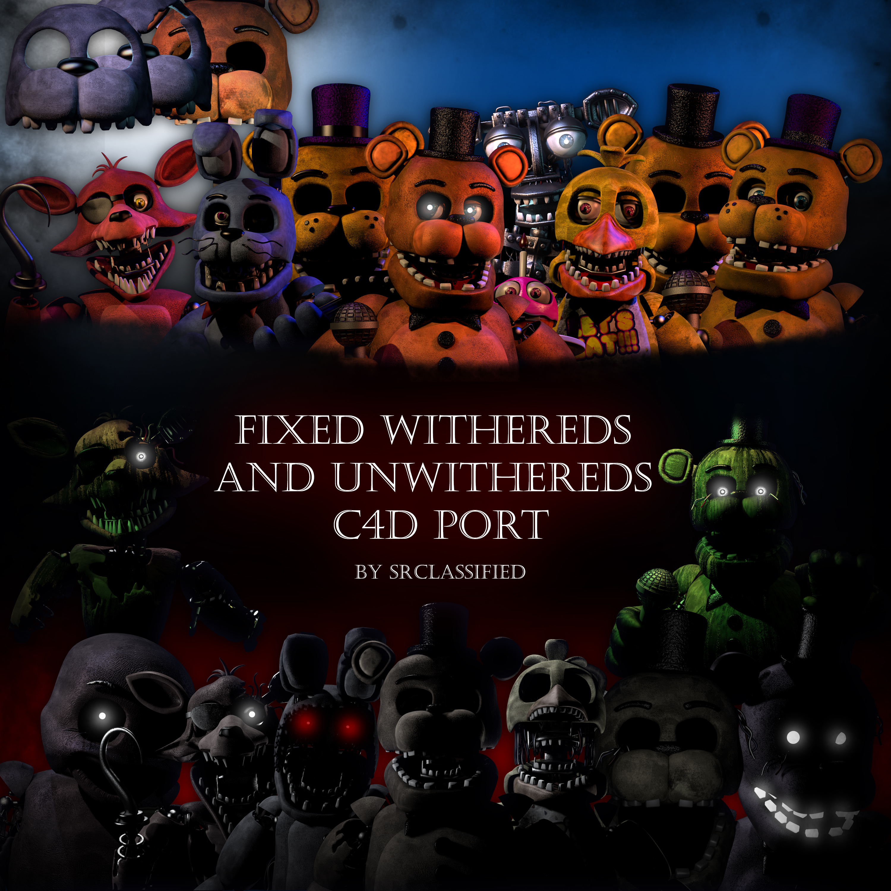 Cinema 4D Fnaf Models