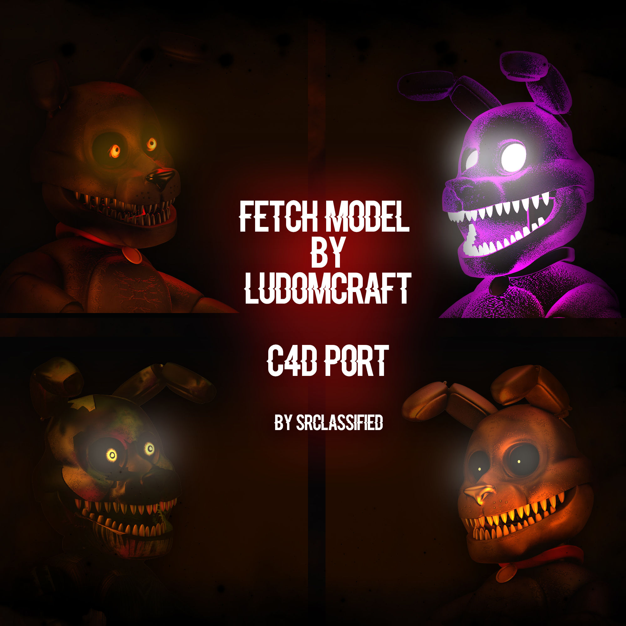 Cinema4D-Ports) FNaF World Pack C4D Release by Bun-Zai on DeviantArt