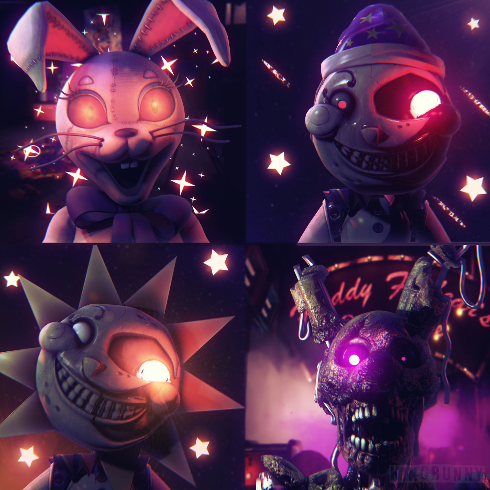 C4D-R19] FNaF SB STAFF Bots C4D Download!! by Bun-Zai on DeviantArt