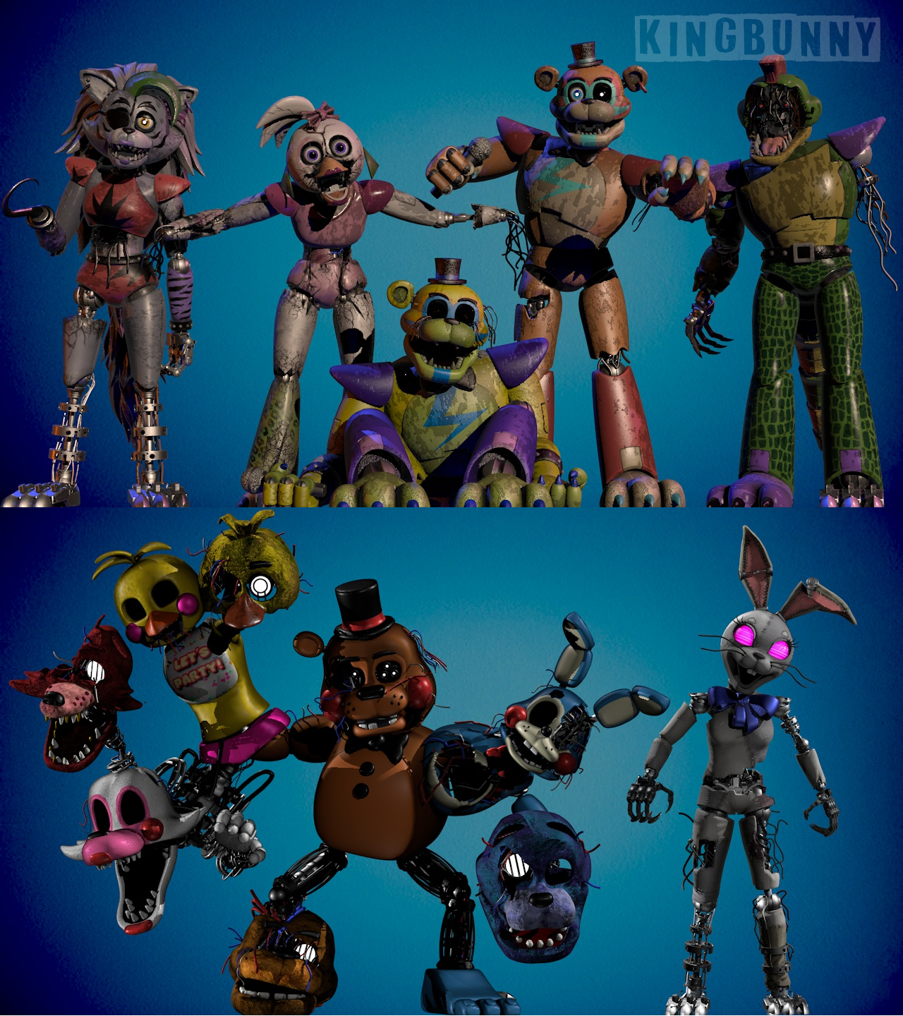 FNAF 4 Nightmare Pack Download C4d by souger222 on DeviantArt