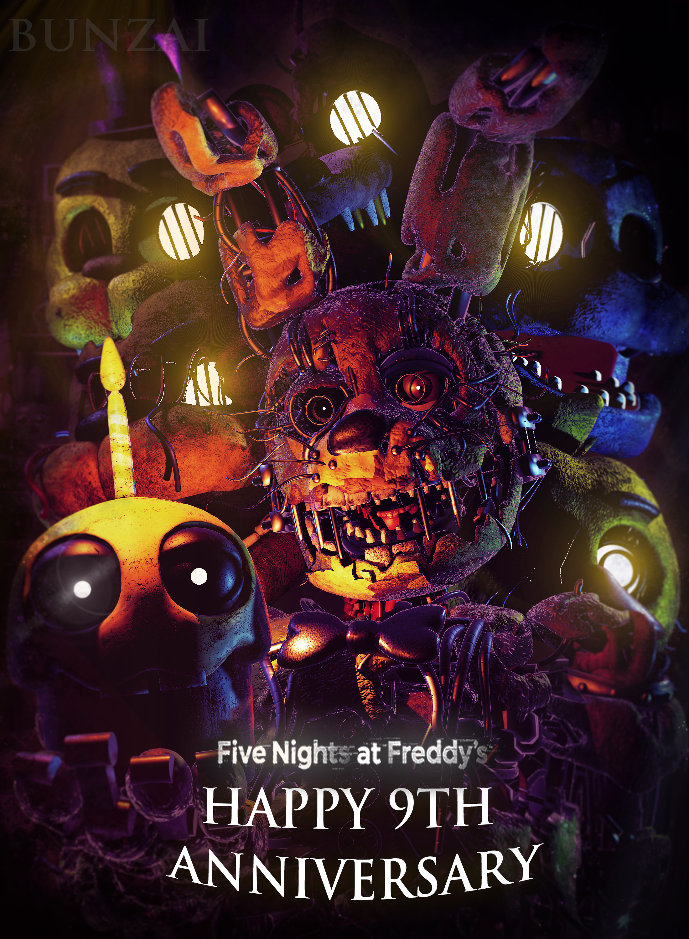 Happy 9 Year Anniversary Five Nights at Freddy's 2 by Legofnafboy2000 on  DeviantArt