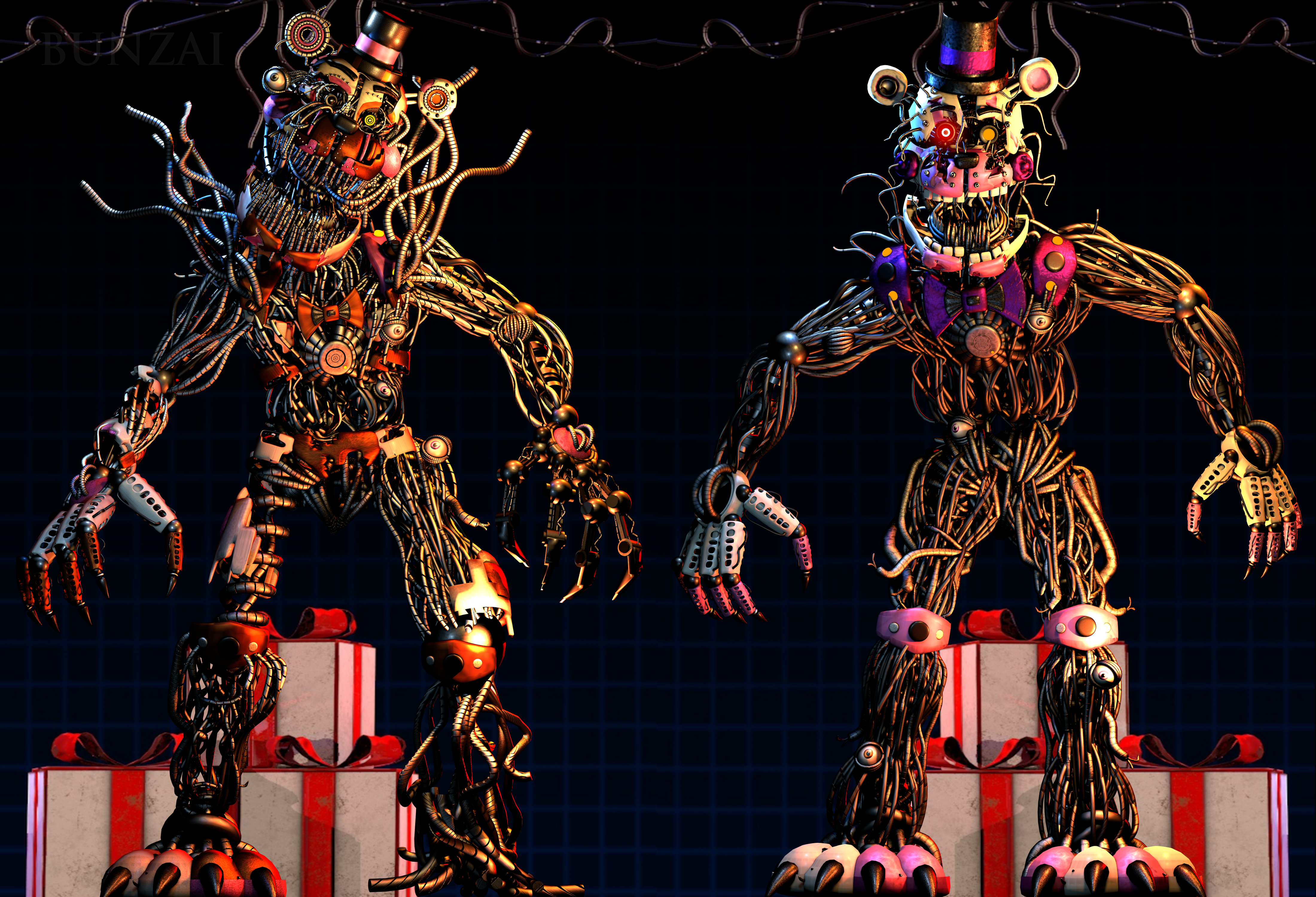 Finished my Stylized Molten Freddy : r/fivenightsatfreddys