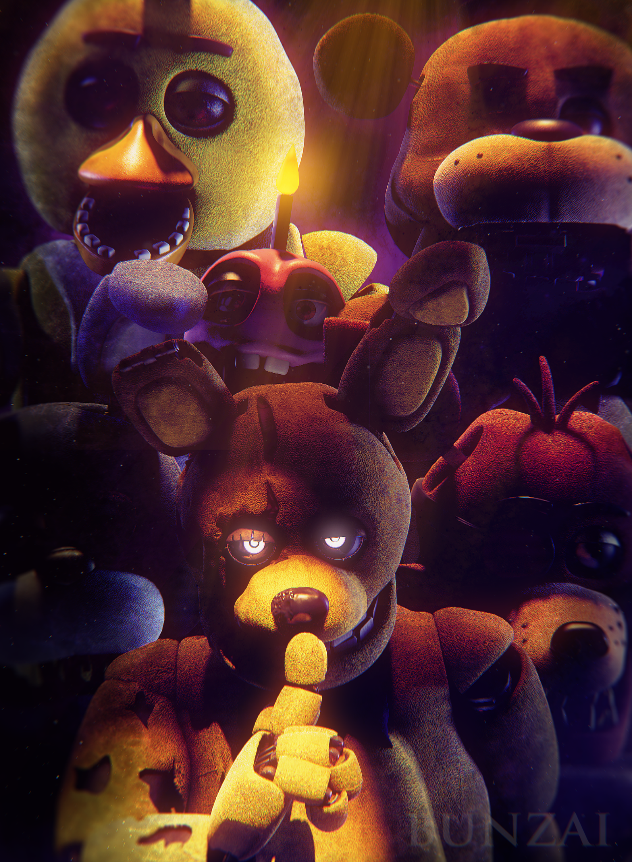 FNaF MOVIE model pack --- by Ubuntutu on DeviantArt