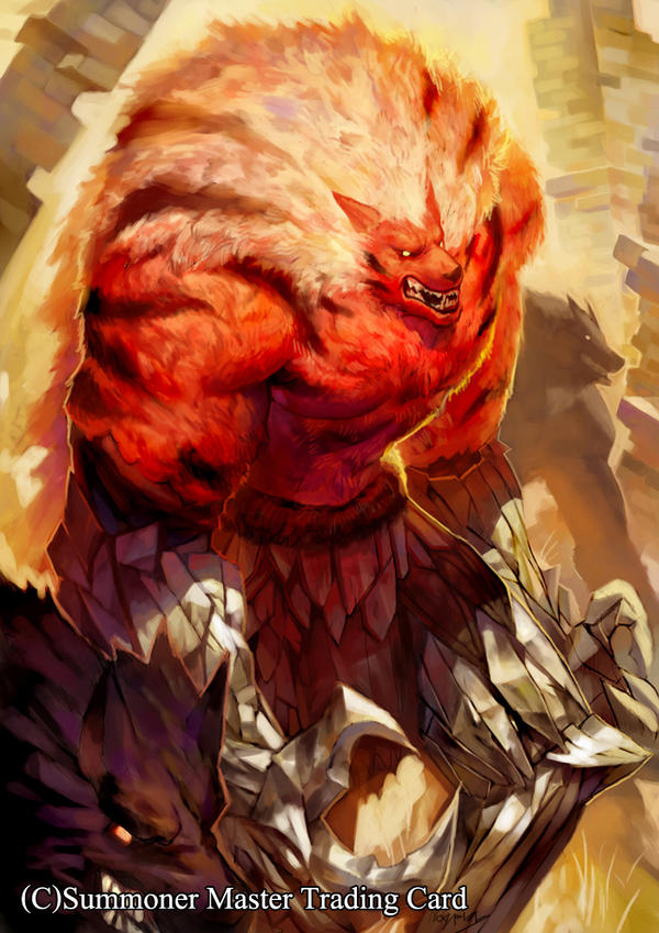 Red Werewolf by Noxypia on DeviantArt