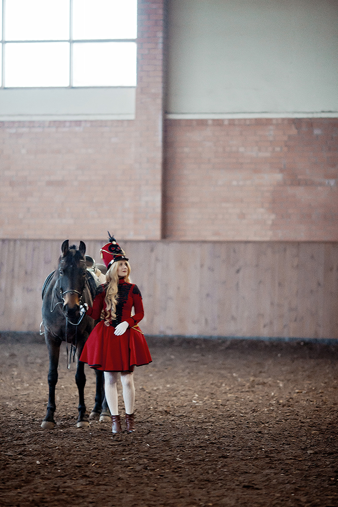 Husar and the horse