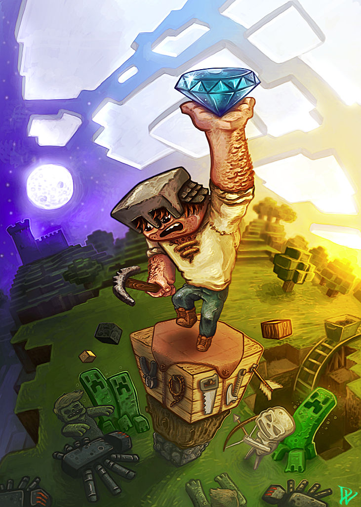 Minecraft Fan art by dlincoln83 on DeviantArt