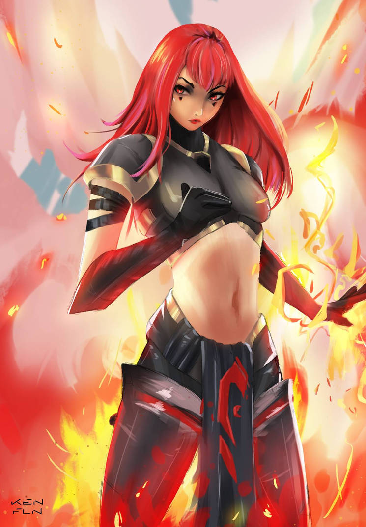 Fire Witch by KenFLN on DeviantArt Fire Witch by KenFLN on DeviantArt