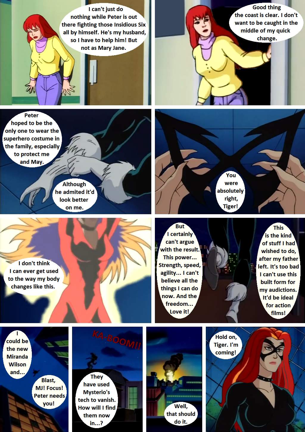 Mary Jane becomes the Black Cat - MK II