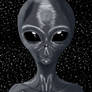 Grey Alien Concept Art