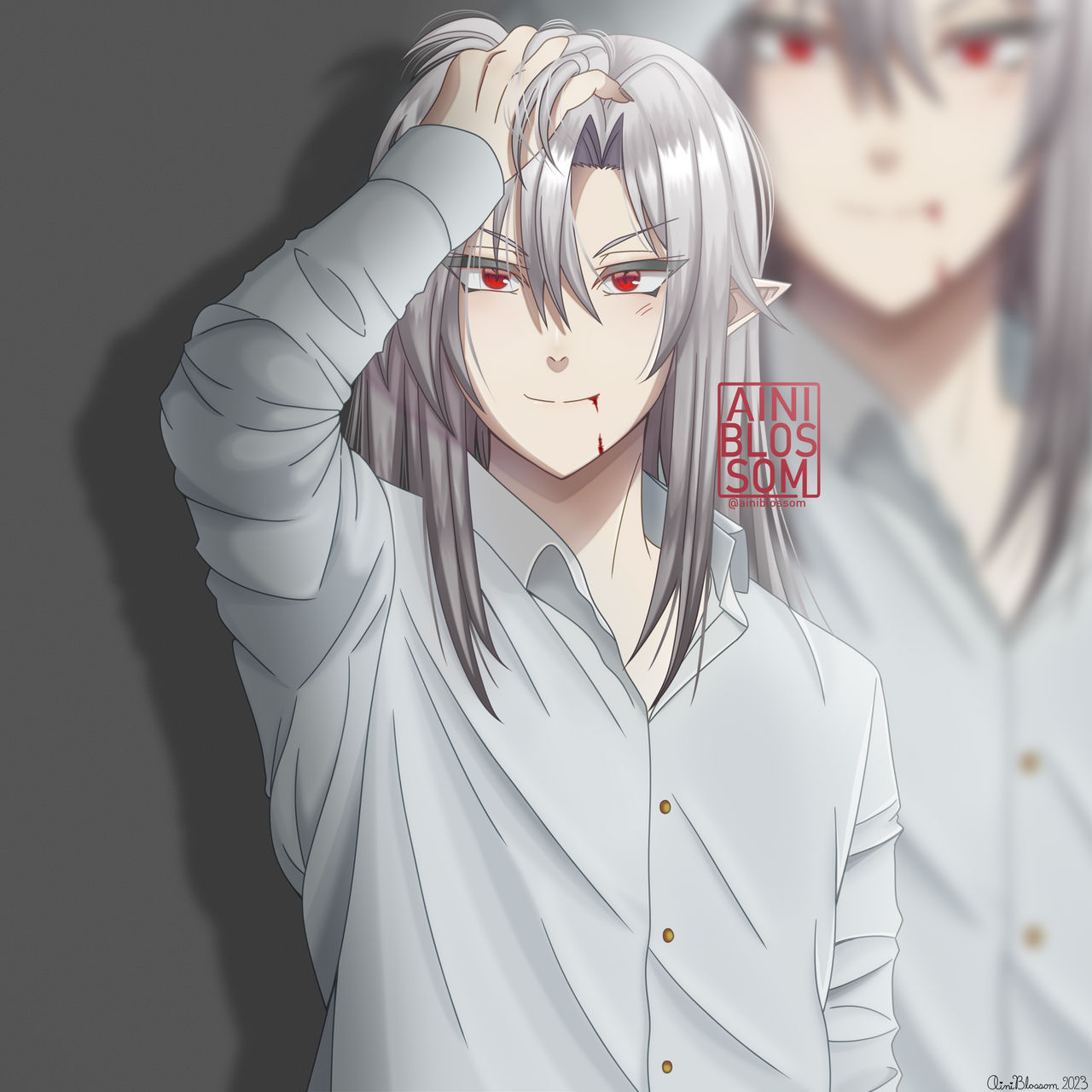 Ferid Ferid Bathory Hair Down AiniBlossom by AiniBlossom on DeviantArt