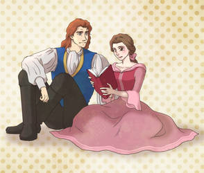 Prince Adam and Belle