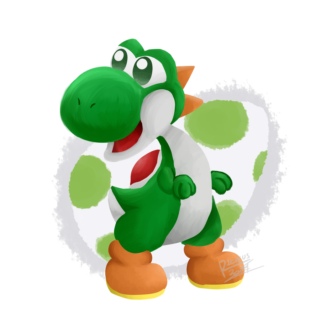 Yoshi R Front View Yoshi by Reicarus on DeviantArt
