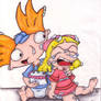 Baby Arnold and Helga