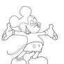 Mickey Mouse Lineart