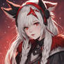 Starre with red wolf ears