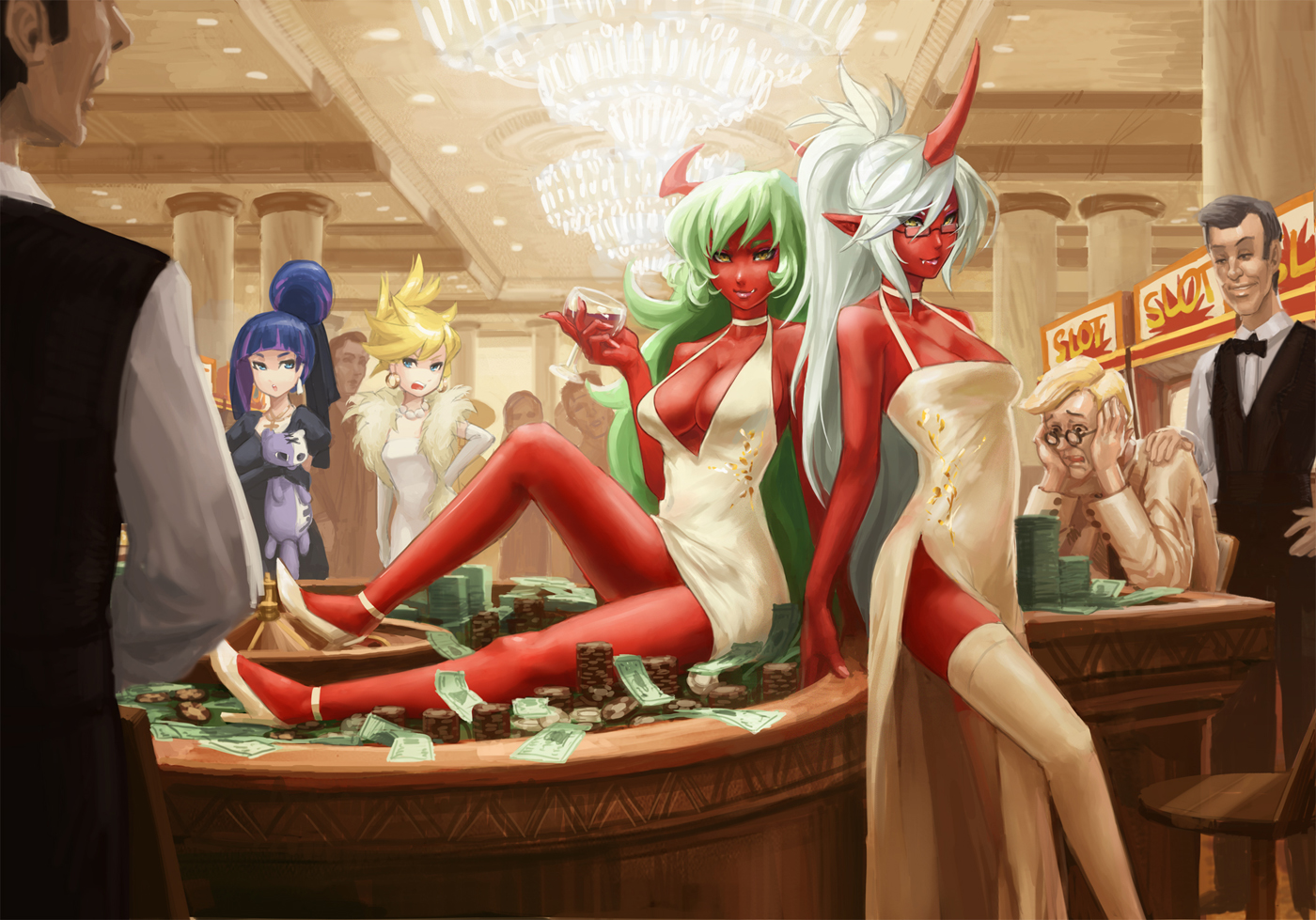 Scanty and Kneesocks -casino