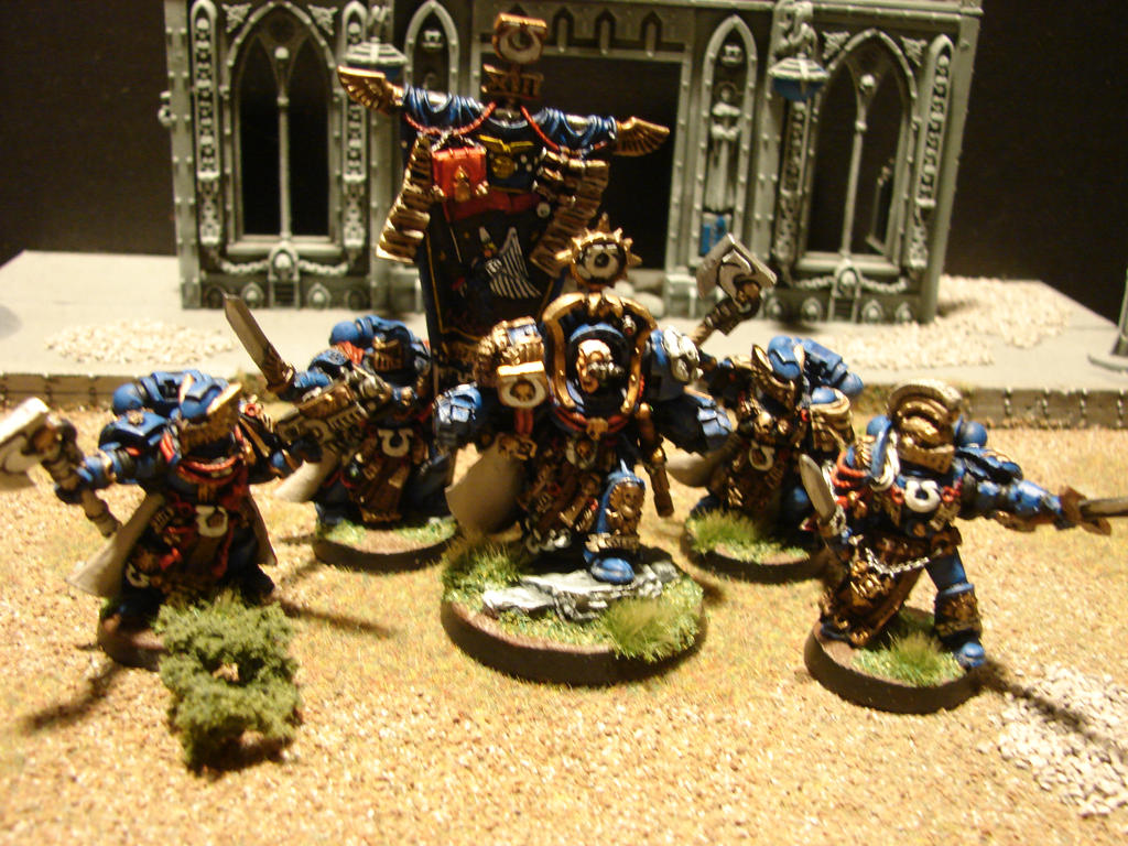 Ultramarines Chapter Master and Honour Guard by Yorikasudon on DeviantArt