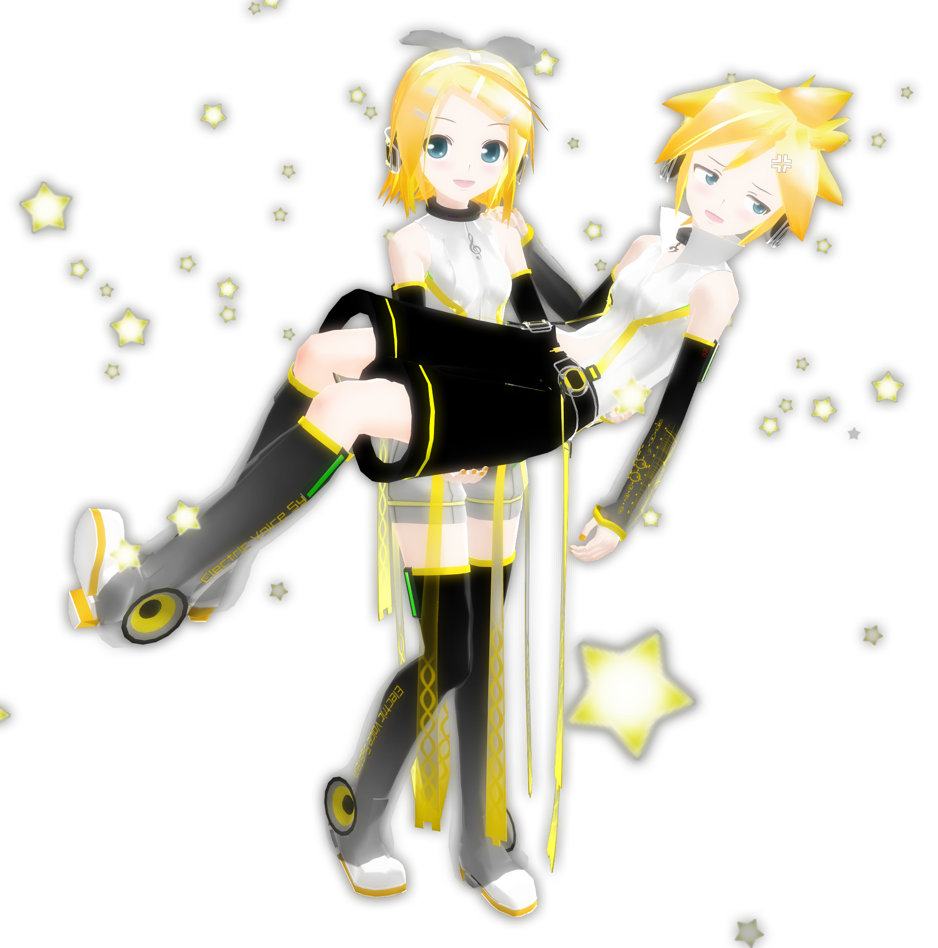 Len And Ryn Rin And Len Append Wallpaper