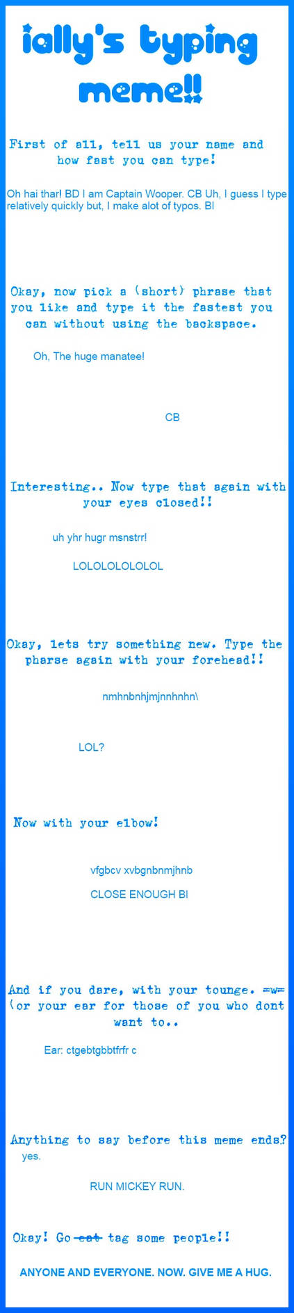 TYPING MEME. by CaptainWooper on DeviantArt