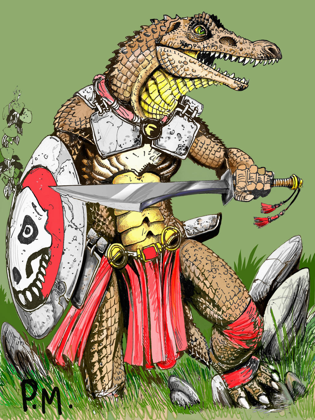 Gator man 2 color