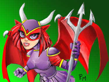Demon-Kayla- Rubycored  character