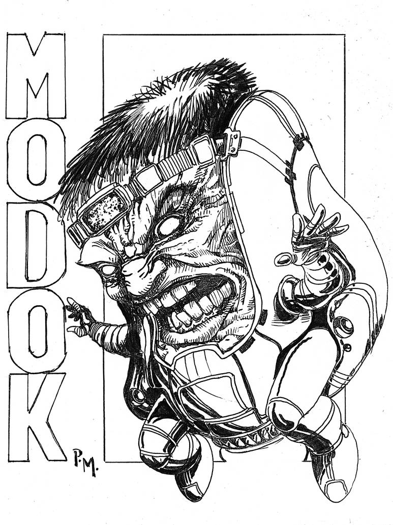 Modok Human Form Modok by PM-Graphix on DeviantArt