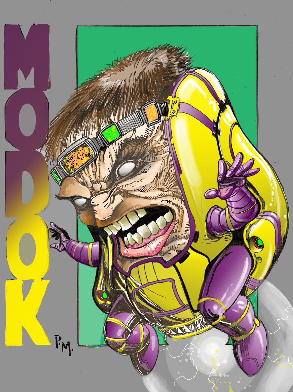 Modok color by PM-Graphix on DeviantArt