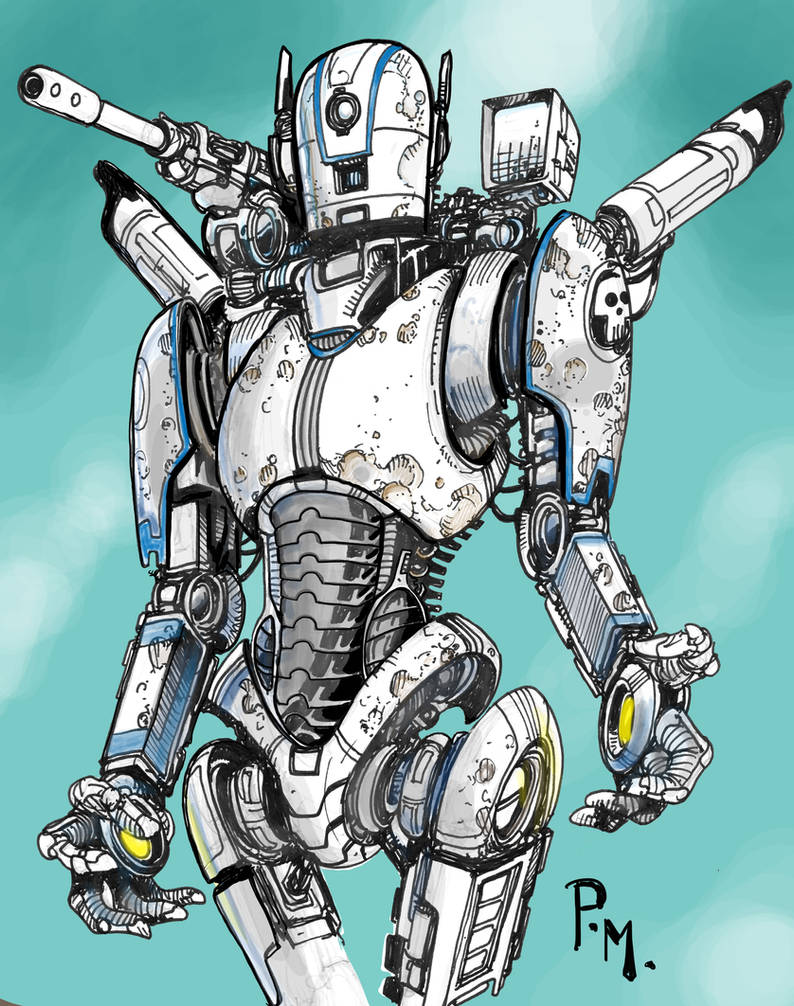 Sentry-Bot by PM-Graphix on DeviantArt