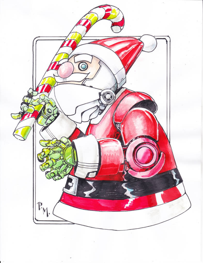 SANTA BOT by PM-Graphix on DeviantArt