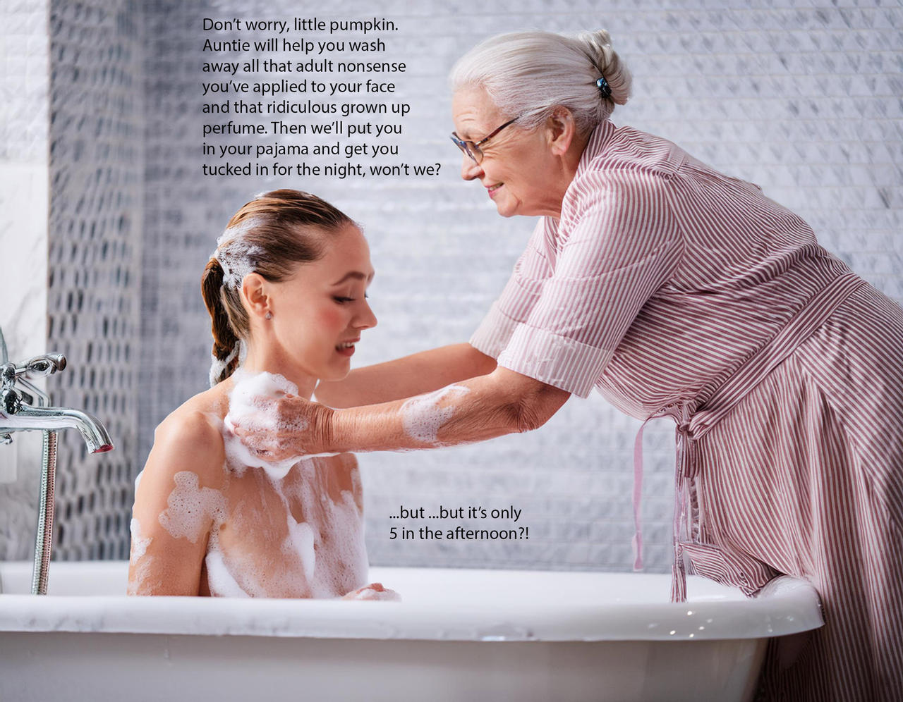 Deviantart Wash Washing Adult Away by katlinck on DeviantArt