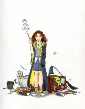 My Sister as a Hufflepuff