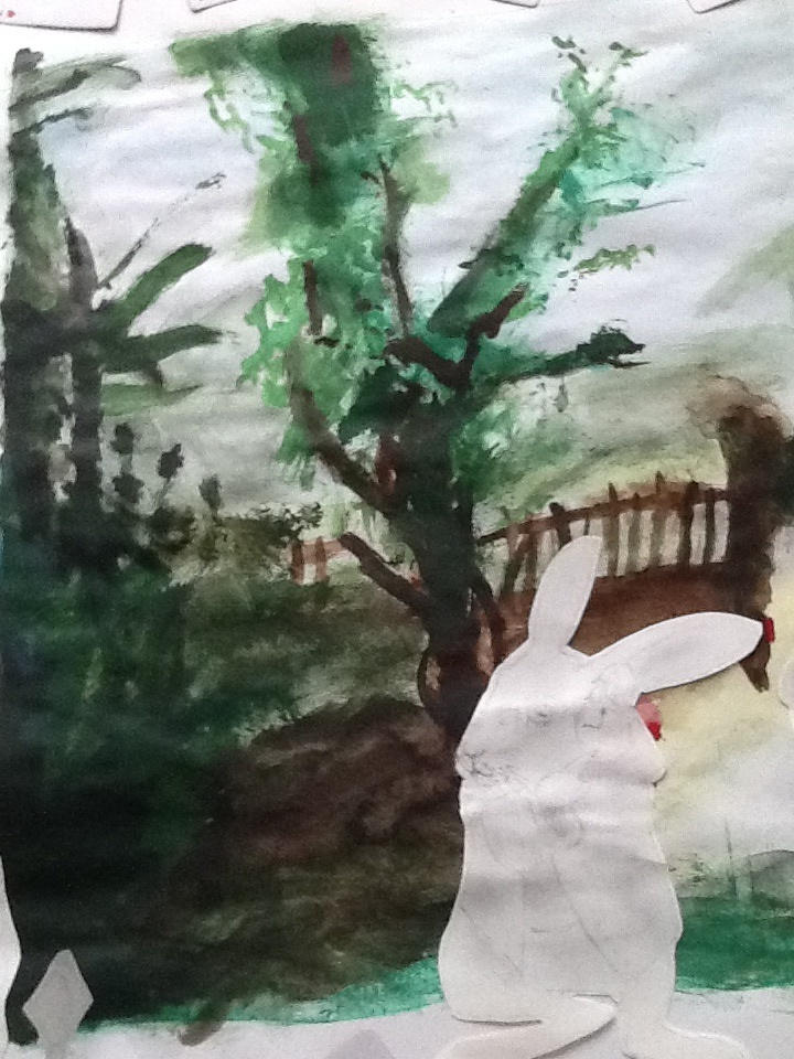 GCSE Art Mock P7 AIW Wonderwood /w White Rabbit by GGsArtCorner on ...