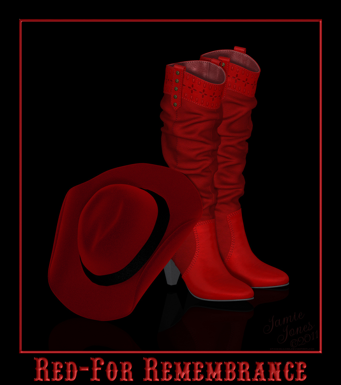 Red-For Remembrance-Plz Fullview