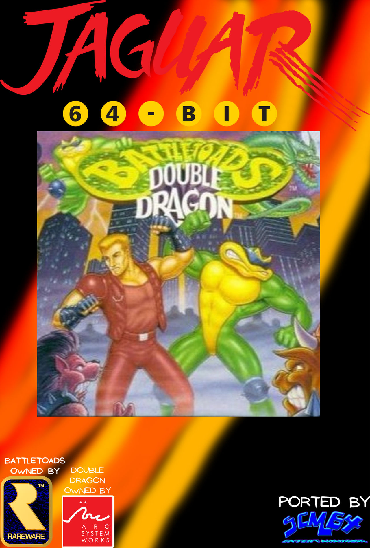 Bfbb Cover Battletoads Double Dragon Jaguar cover (Fanmade) by sapphirecatmario64 ...