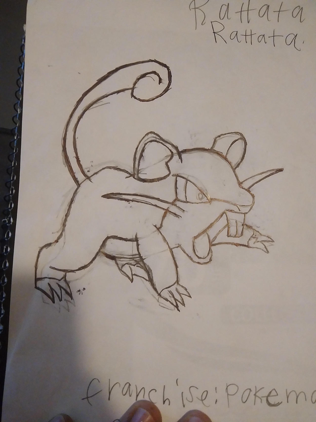 Angry Rattata Rattata W.I.P. by sapphirecatmario64 on DeviantArt