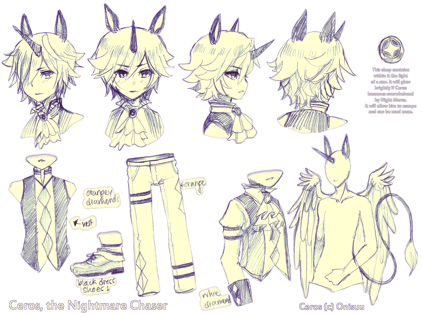 Oc Ceros Reference Sheet By Onisuu On Deviantart Oc Ceros Reference Sheet By Onisuu On Deviantart