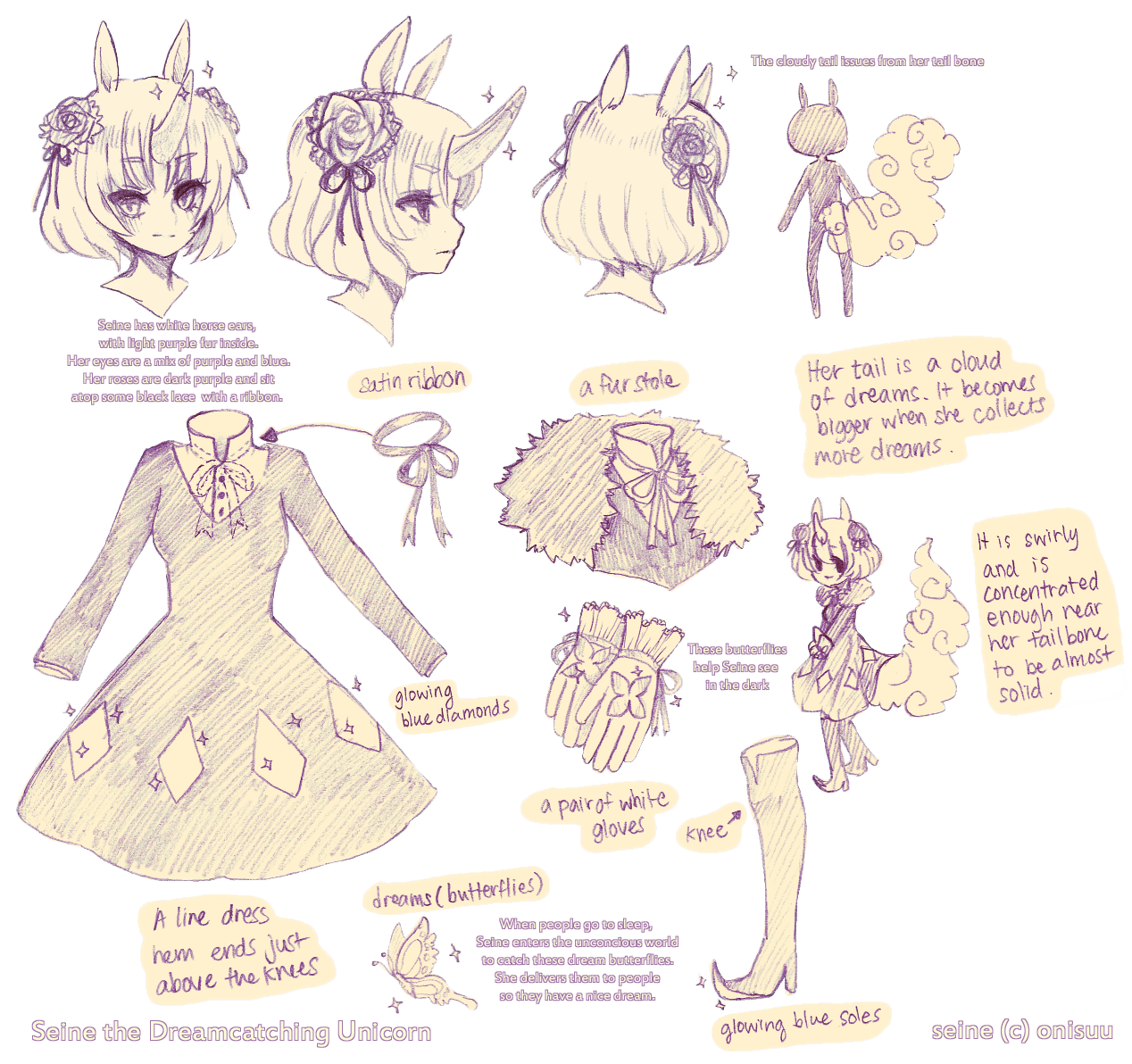 OCs -- Seine reference sheet