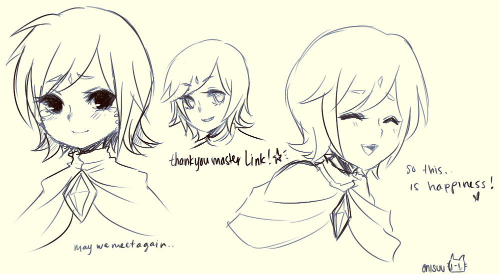 skyward sword -- fi doodles