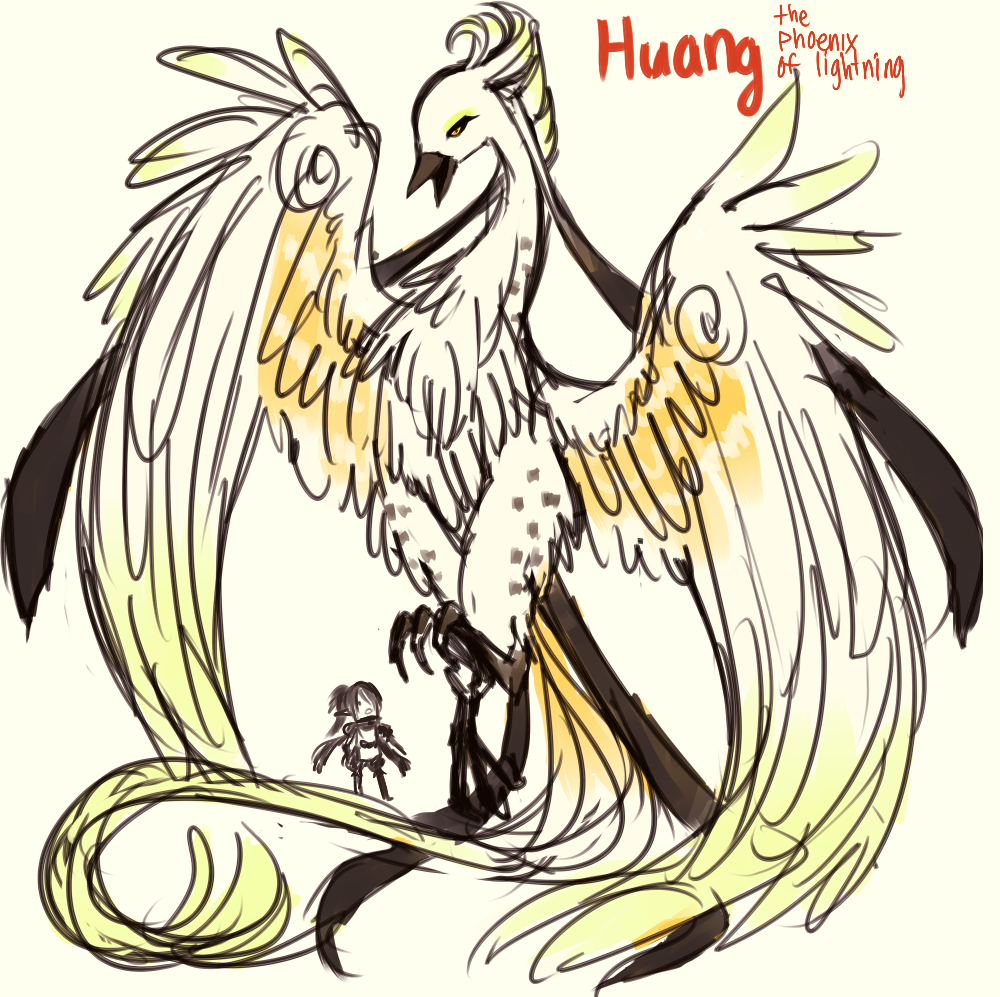 OCs Huang Phoenix form by onisuu on DeviantArt