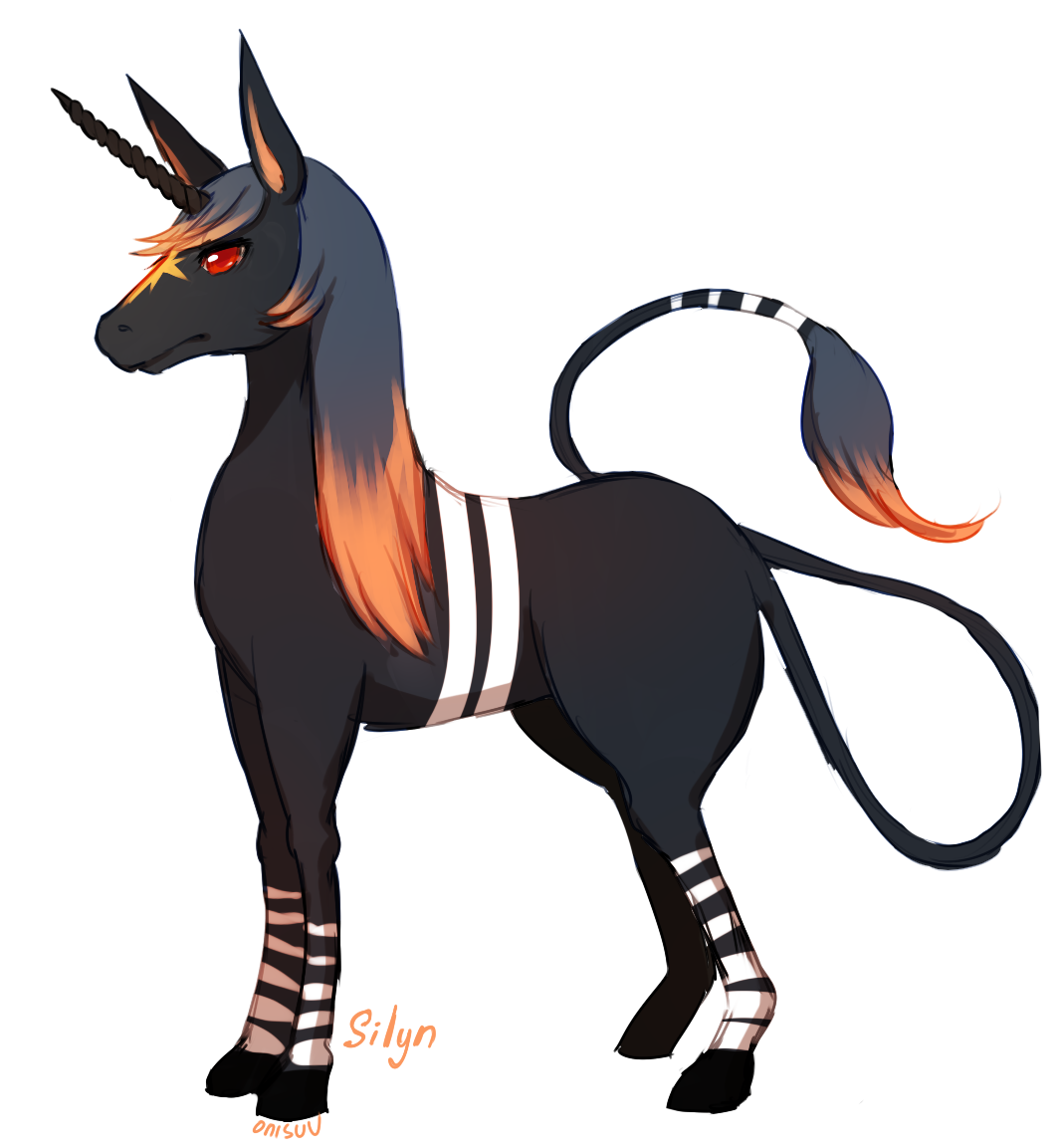 OCs -- Silyn Unicorn form