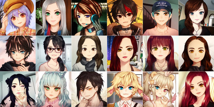 commission -- mystic messenger icons