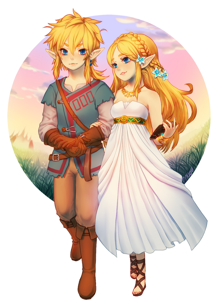 Botw Offspring botw -- a walk together (+time lapse!!) by onisuu on DeviantArt